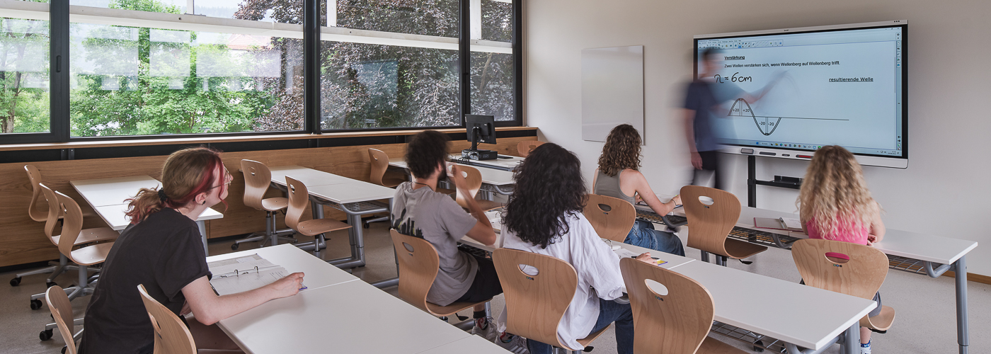 Klassenzimmer im Unterricht