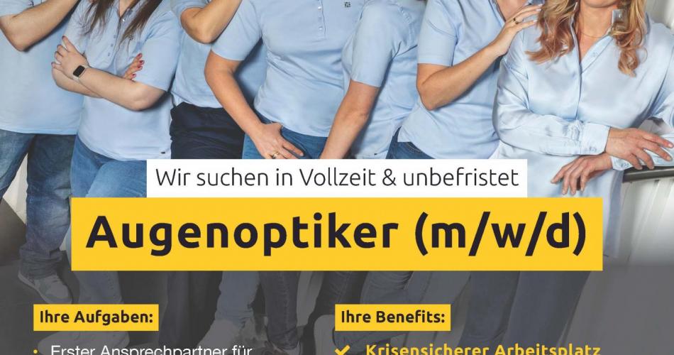 Focus - Innsbruck sucht Augenoptiker/in