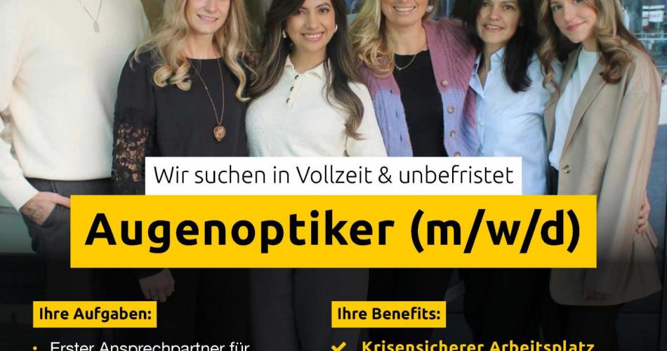 Focus - Innsbruck sucht Augenoptiker/in